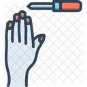 Manicura Manicura De Unas Esmaltado Icono