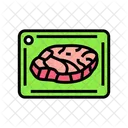 Carne Manipulacion Alimentos Icono