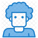 Mann Lockig Icon