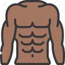 Mann Muskuloser Mann Bodybuilding Symbol