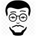 Mann Mit Brille Symbol