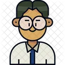 Mann Brille Avatar Icon
