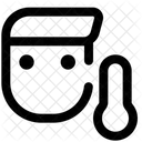 Manntemperatur Temperatur Thermometer Symbol