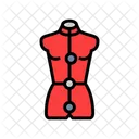 Robe Forme Couture Icône