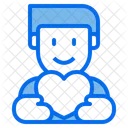 Herz Liebe Mannlich Symbol