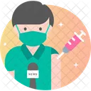 Journalist Mannlich Journalistin Mann Symbol