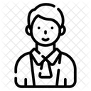 Mannlicher Richter Schiedsrichter Magistrat Symbol