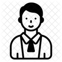 Mannlicher Richter Schiedsrichter Magistrat Symbol