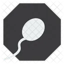 Männliches Sperma  Symbol