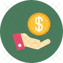 Mano Efectivo Dinero Icon