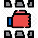Mano Gesto Marcial Icono