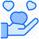 Mano Corazon Lealtad Icon