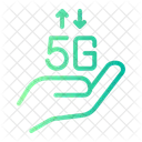 5 G Mano Manos Icon