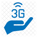 3 G Mano Gesto Icono
