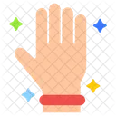 Parte Mano Levantar La Mano Gesticacion Icono