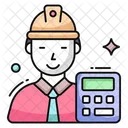 Mano De Obra Constructor Trabajador Icono