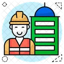 Trabajador Constructor Trabajador Icono