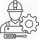 Trabajo Companero De Trabajo Compensacion Laboral Icono