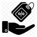 Entregar Descuento Descuento Icono Icono