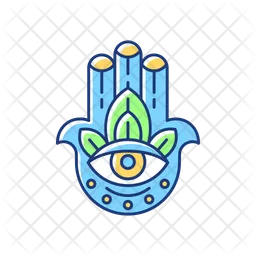 Mano de hamsa  Icono