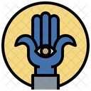 Mano de hamsa  Icono