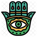 Mano de hamsa  Icono