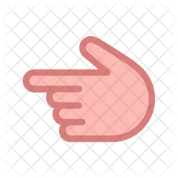 Mano izquierda Emoji Icono