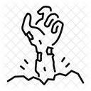 Mano zombi  Icono