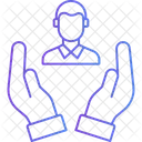 Manos Gesto Tacto Icono