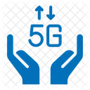 5 G Manos Mano Icon