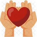 Corazon Manos Amor Icono