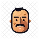 Mans Face Profile Avatar Icon