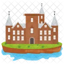 Residential Building House Mansion Icon