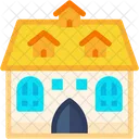 Mansion Home Building Icon