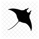 Manta Fish Sea Animal Icon