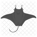 Manta Ray Fish Animal Icon