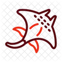 Manta Ray Animal Fish Icon