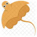 Manta Ray Fish Animal Icon