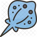 Stingray Manta Fauna Icono