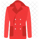 Manteau Femme Rouge Icône