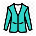 Mantel Kleid Mode Icon