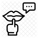 Callar  Icono