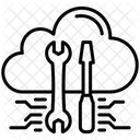 Mantenimiento Servicio En La Nube Desarrollo Icon