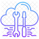Mantenimiento Servicio En La Nube Desarrollo Icono