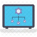 Configuracion En Linea Internet Mantenimiento Icono