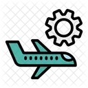 Mantenimiento De Aviones Aviacion Transporte Icon