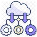 Mantenimiento de la nube  Icono