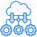 Mantenimiento de la nube  Icono