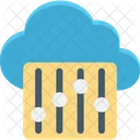 Mantenimiento De La Nube Servicio De Reparacion De La Nube Configuracion De La Nube Icono
