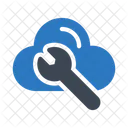 Nube Configuracion Base De Datos Icono